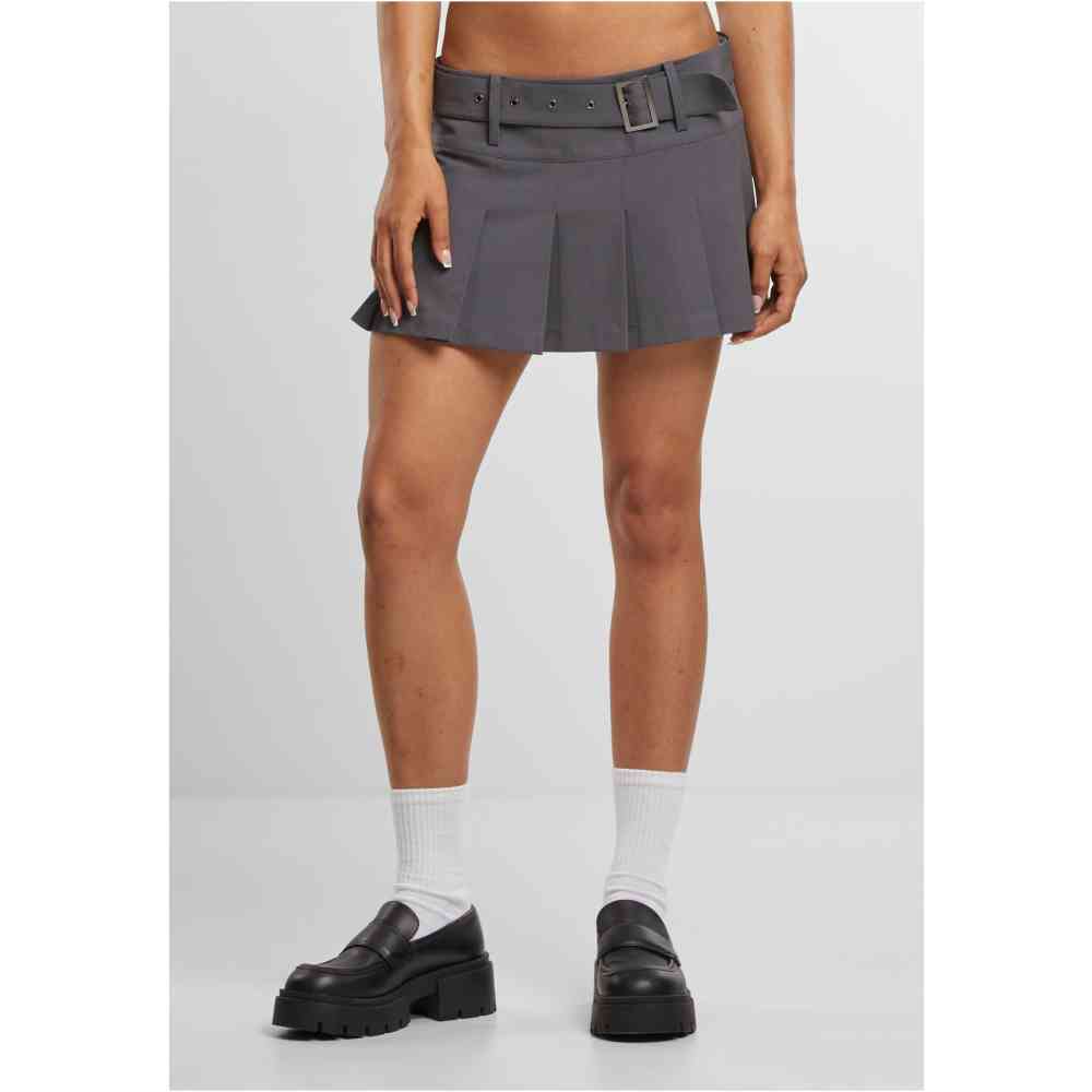 Urban Classics - Pleated Korte rok - Grijs